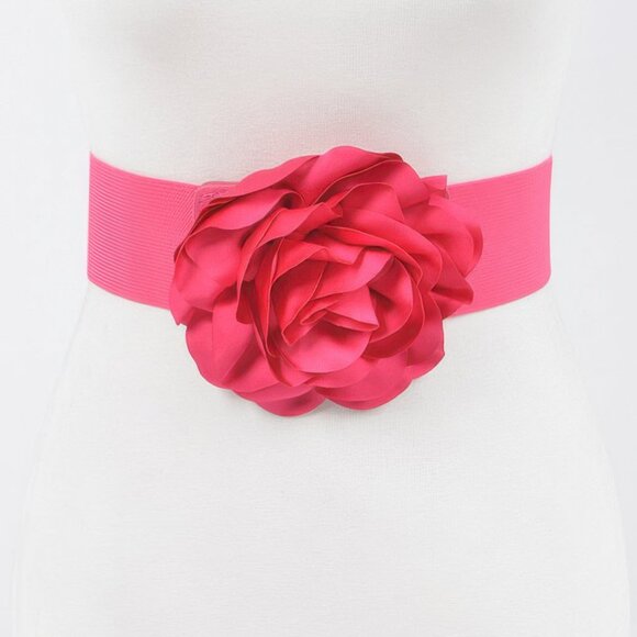 Delicate Beautiful Flower Plus Size Elastic Belt - Picture 5 of 6